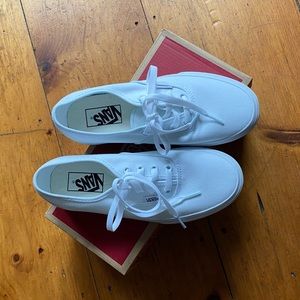 Vans Authentic Platform 2.0 White Size W 7